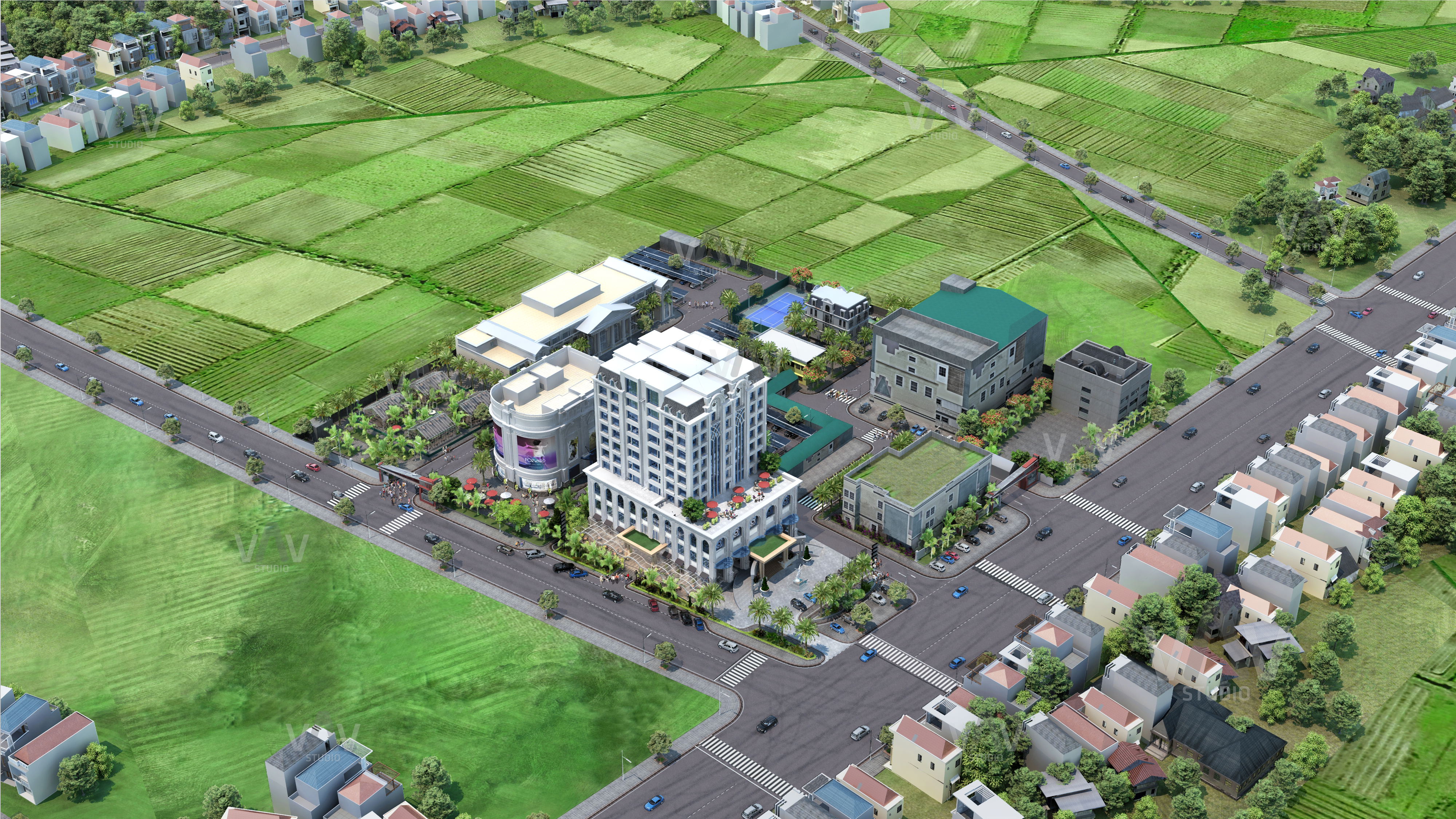 Thiết kế Khách Sạn tại Nghệ An Diễn họa 3D khách sạn Minh Phú 1607794939 3