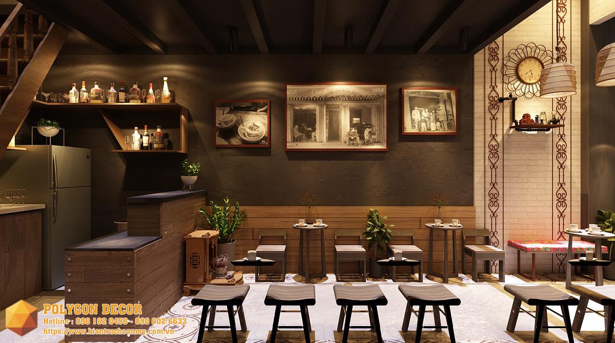 thiết kế nội thất Cafe tại Hà Nội GIẢNG COFFEE 2 1544062465