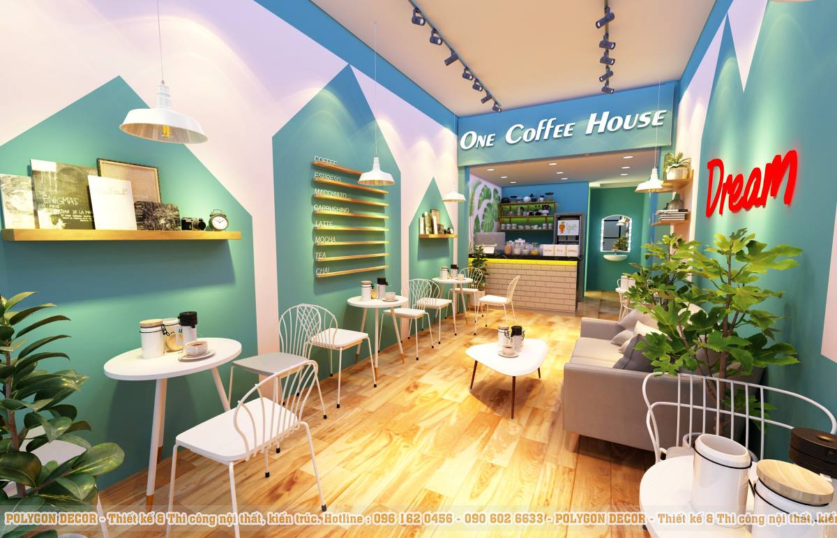 thiết kế nội thất Cafe tại Hải Dương ONE Coffee House - TP Hải Dương 2 1534933690