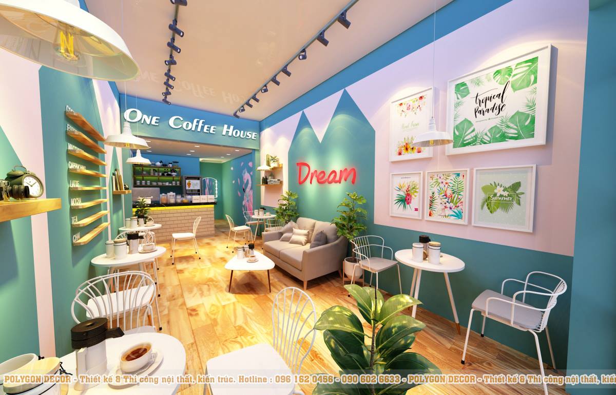 thiết kế nội thất Cafe tại Hải Dương ONE Coffee House - TP Hải Dương 4 1534933691