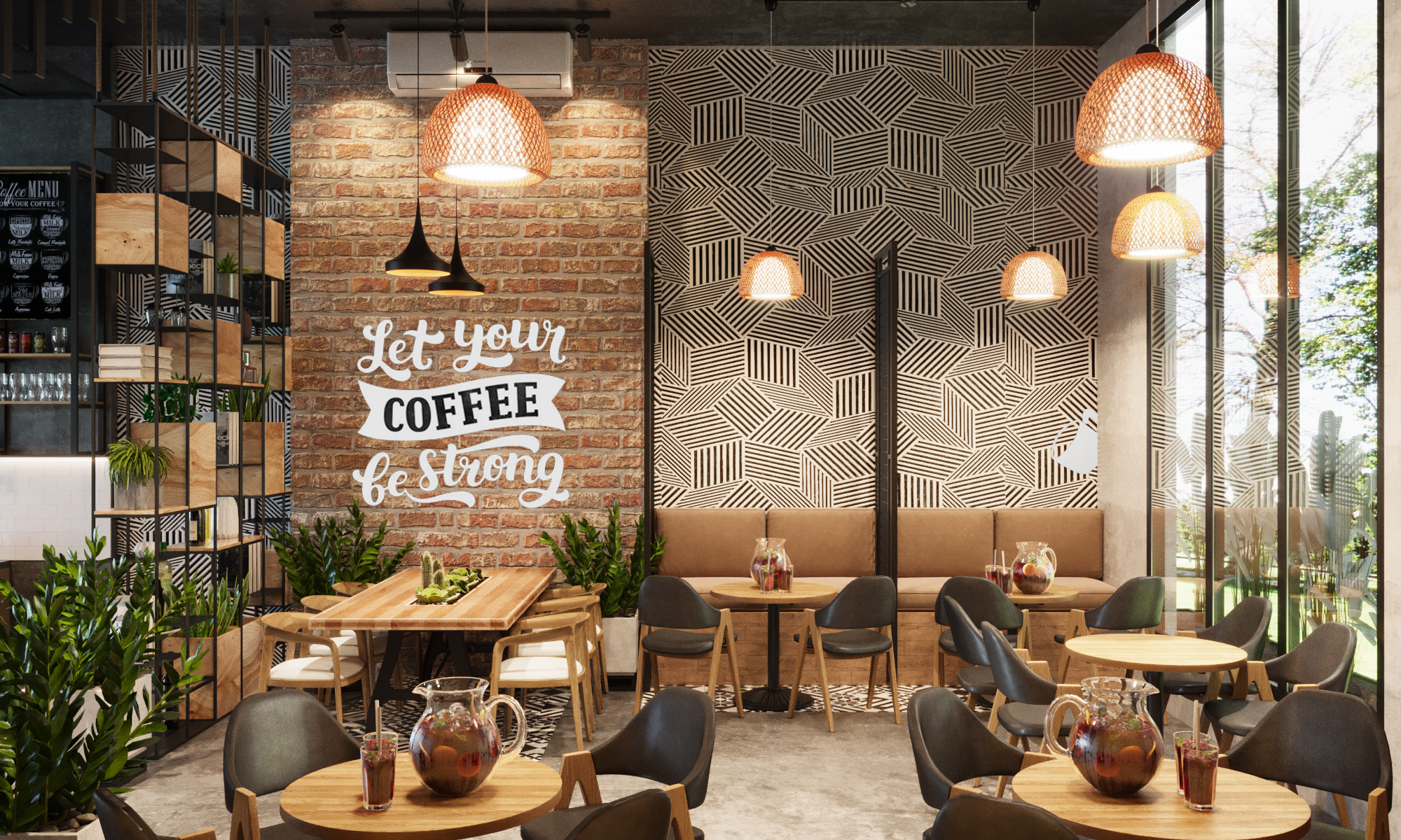 Thiết kế nội thất Cafe tại Long An Rum coffee - Bến Lức 1610860965 3