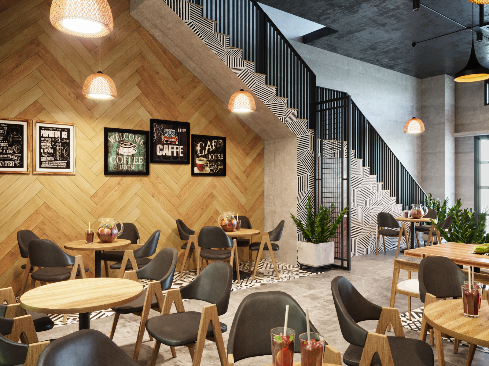 Thiết kế nội thất Cafe tại Long An Rum coffee - Bến Lức 1610860965 4