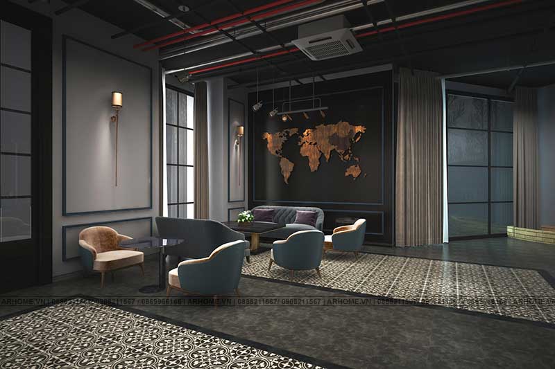 Thiết kế nội thất Cafe tại Hà Nội Thiết kế nội thất đẹp cho quán Cà phê Tecco Complex phong cách Đương đại 1583206818 4