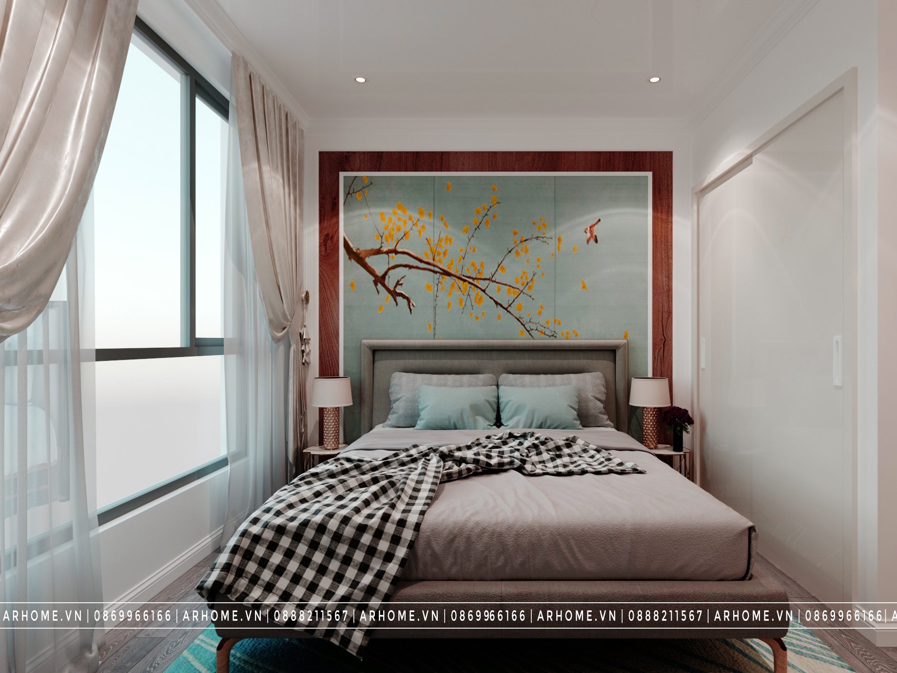Thiết kế nội thất Chung Cư tại Hà Nội Chất phát ngất với thiết kế nội thất căn hộ chung cư Time City Tân cổ điển 1609821798 0