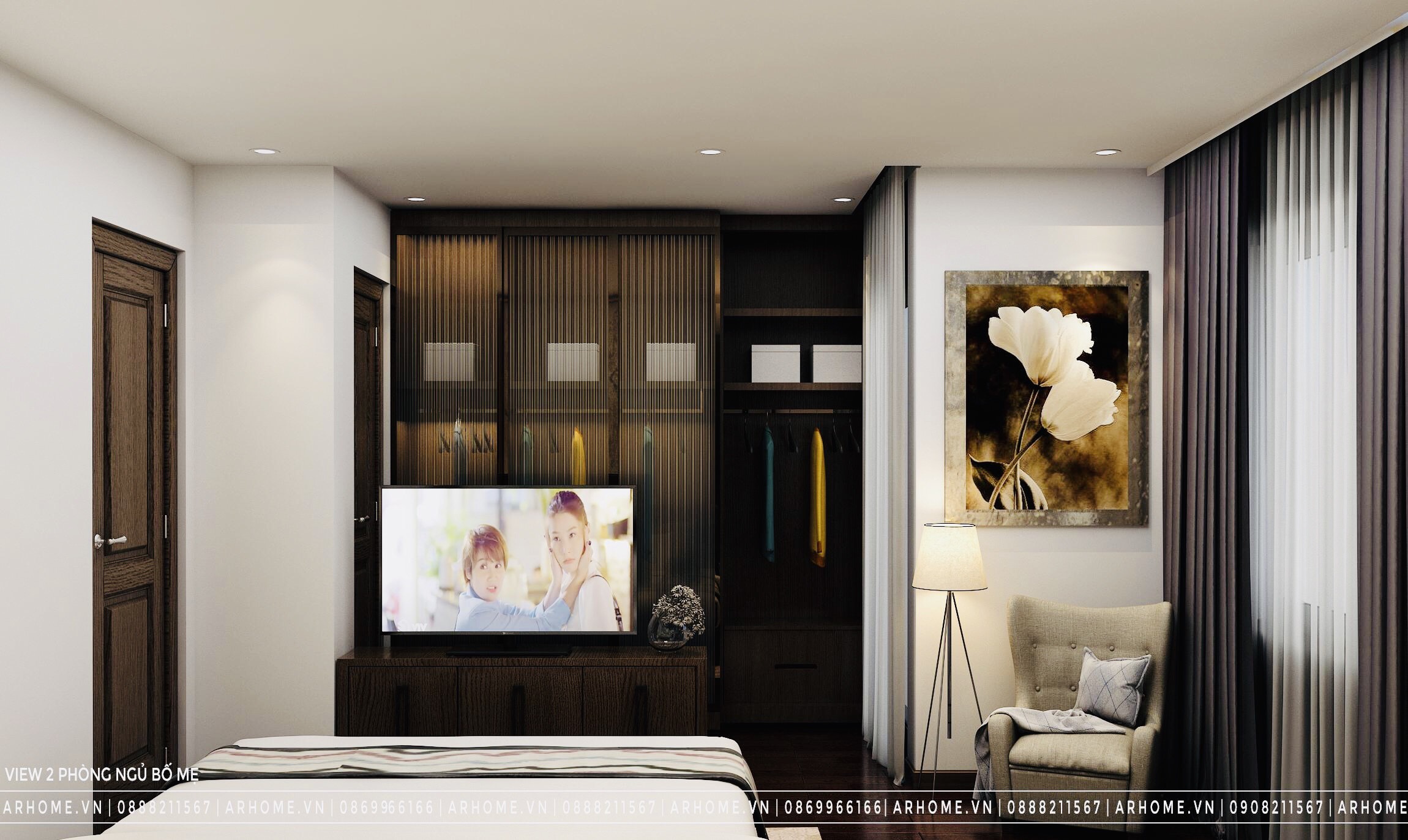 Thiết kế nội thất Nhà tại Hà Nội Hiện đại & độc đáo trong thiết kế nội thất liền kề Gamuda Garden của chú Hùng 1604312102 5