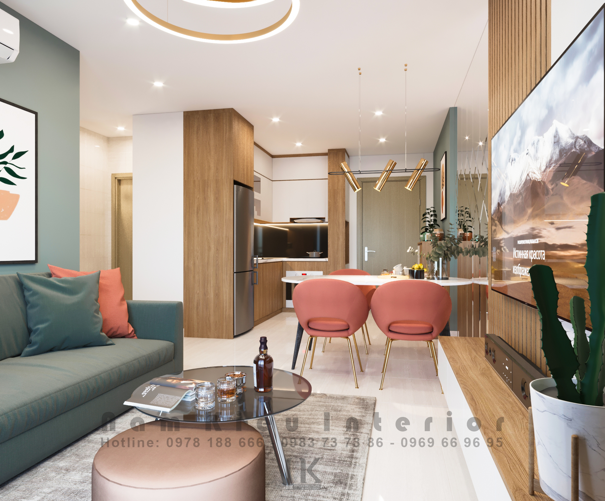Thiết kế nội thất Chung Cư tại Hà Nội Vinhomes Smart City 1590106861 2