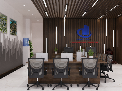Thiết kế nội thất Văn Phòng tại Hồ Chí Minh VP_BĐS_LAND