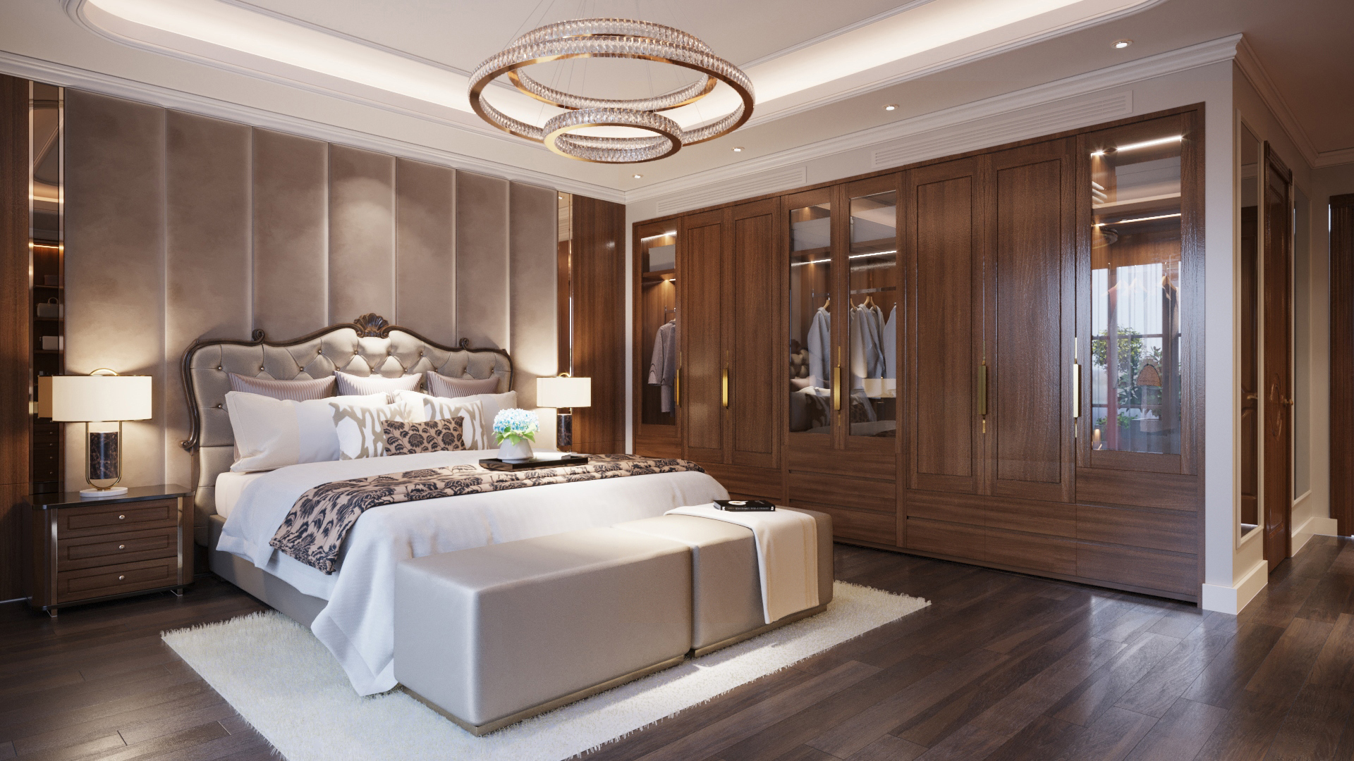 Thiết kế nội thất Biệt Thự tại Hồ Chí Minh Phòng ngủ Master 1676733542 1
