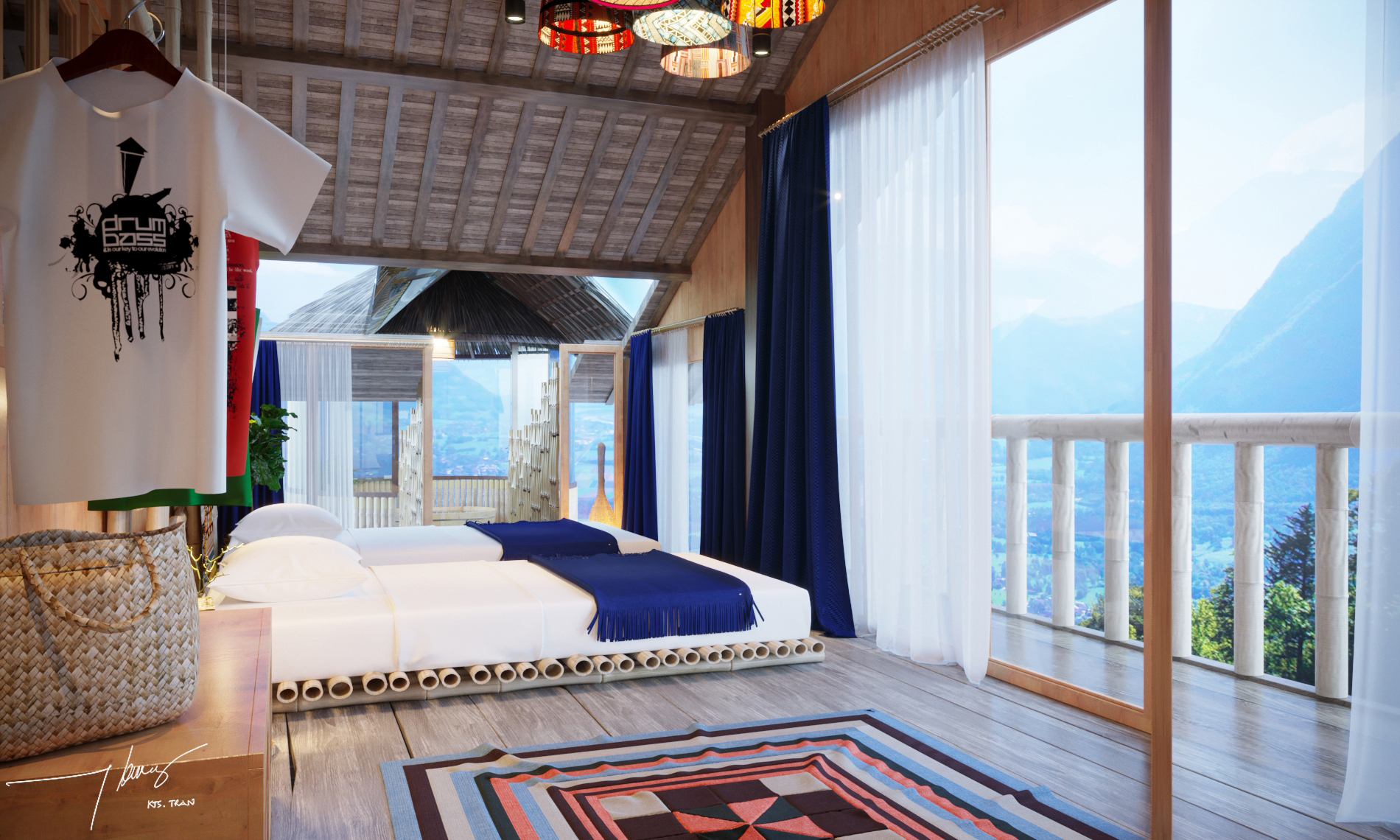 thiết kế nội thất Resort tại Lào Cai HOMESTAY RESORT SAPA 5 1562047543