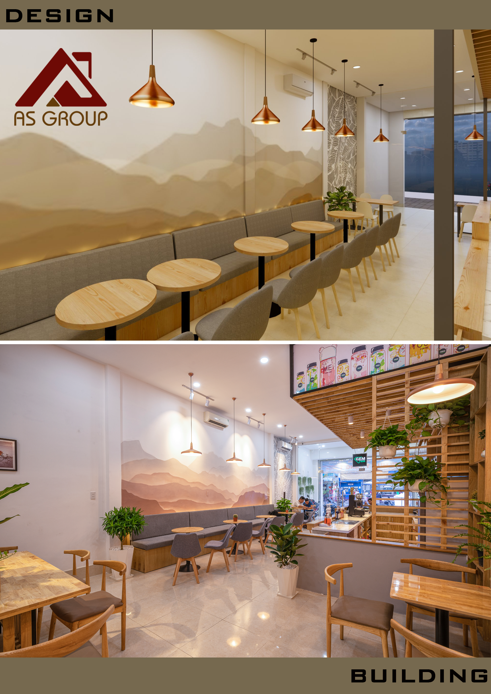 thiết kế nội thất Cafe tại Hồ Chí Minh Trà Sữa I G.E.M TEA HOUSE 7 1565140063