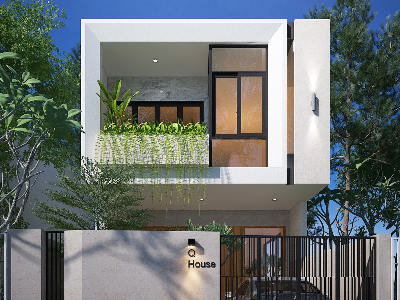 Thiết kế Nhà Mặt Phố tại Thừa Thiên Huế Nhà anh Quý