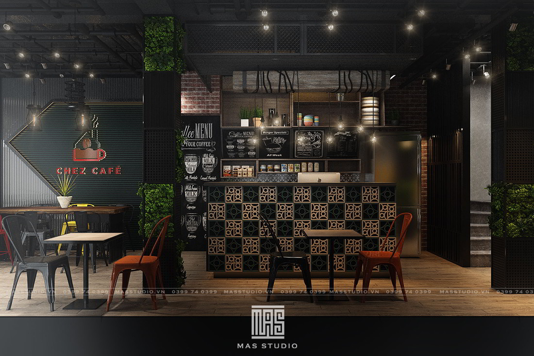Thiết kế nội thất Cafe tại Hồ Chí Minh CHEZCAFE 1594020265 2