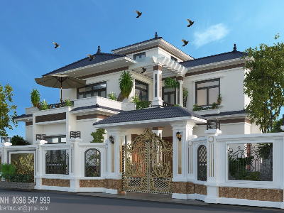 Thiết kế Biệt Thự tại Bắc Ninh Biệt thự Mr.Thành - Bắc Binh