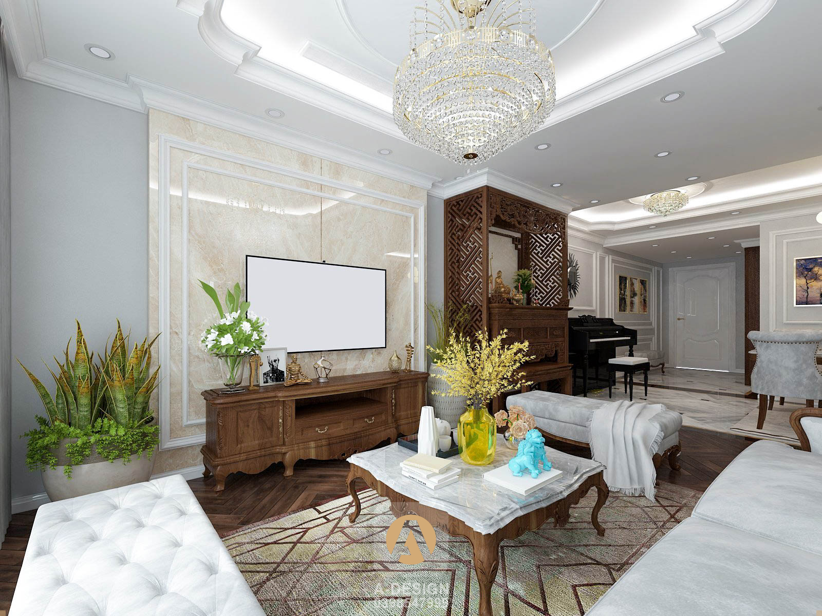 Thiết kế nội thất Chung Cư tại Hà Nội Căn hộ chung cư - Ms.Vân 1642351921 5
