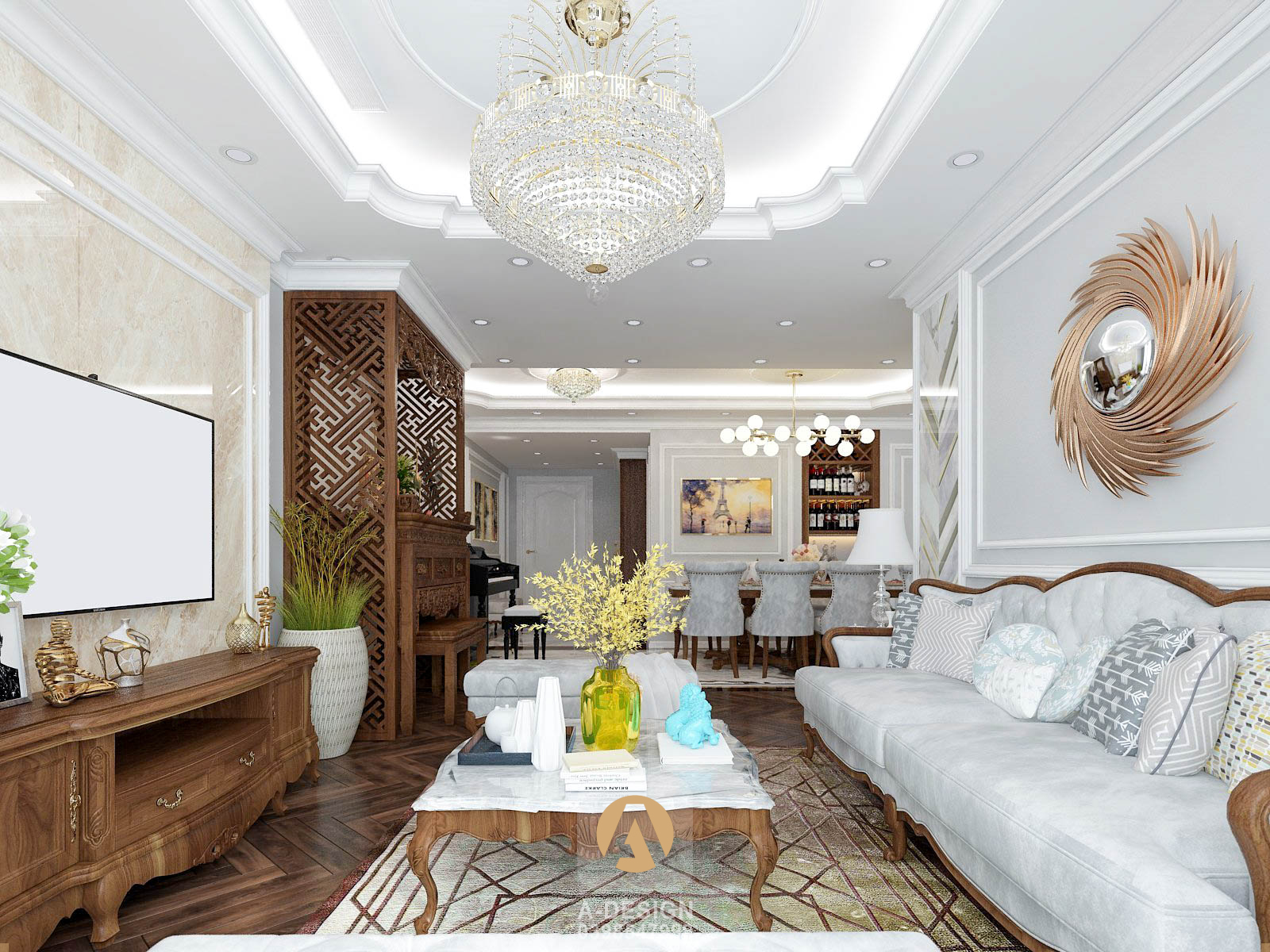 Thiết kế nội thất Chung Cư tại Hà Nội Căn hộ chung cư - Ms.Vân 1642351921 7