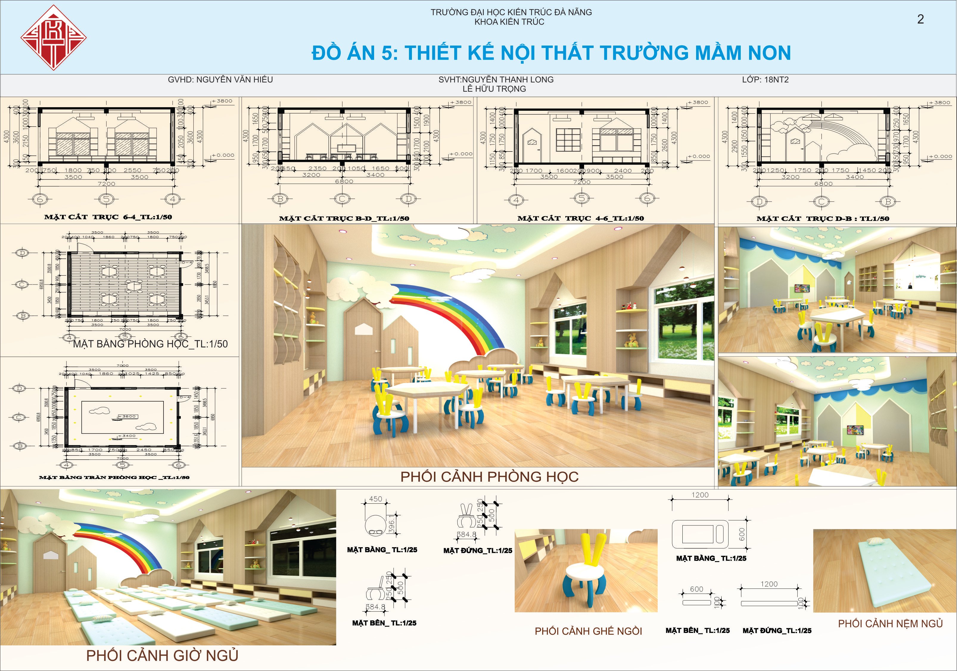 Thiết kế nội thất Đồ Án Kiến Trúc tại Hồ Chí Minh Đồ án thiết kế nội thất trường mầm non 1633449384 0