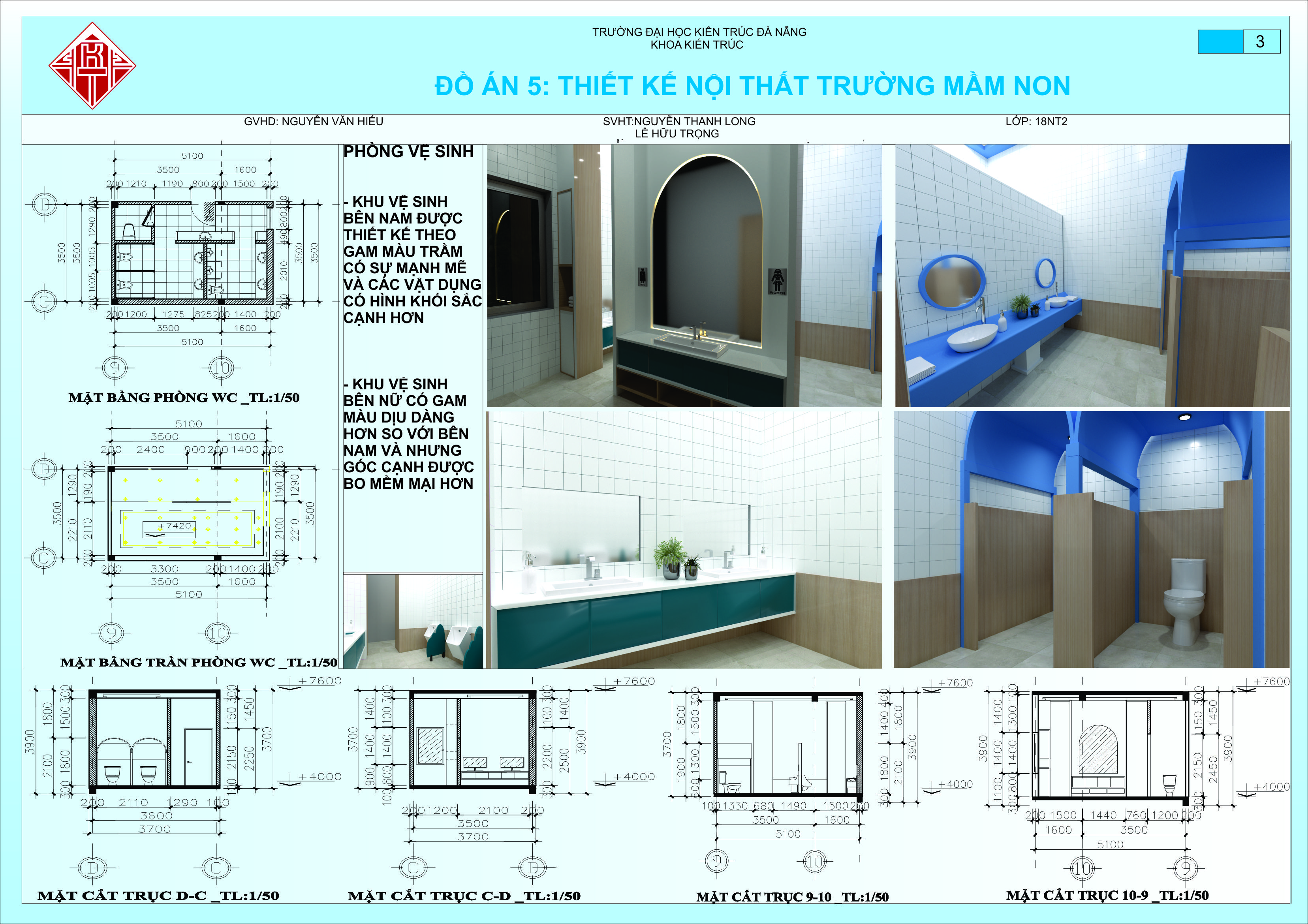 Thiết kế nội thất Đồ Án Kiến Trúc tại Hồ Chí Minh Đồ án thiết kế nội thất trường mầm non 1633449386 2