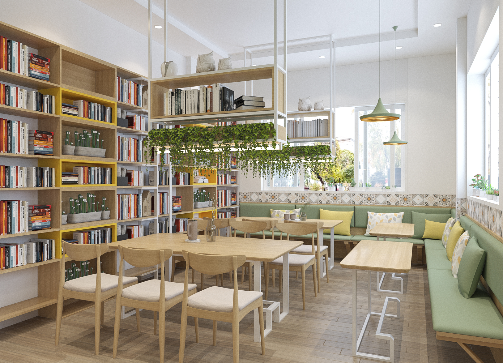Thiết kế nội thất Cafe tại Hà Nội coffee Phùng Khoang 1615186977 3