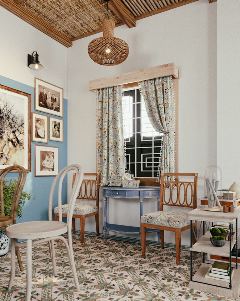  Chia sẻ file 3D quán cafe có phong cách Việt Nam bao cấp.Link tại comment !!!