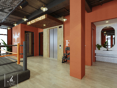 Thiết kế nội thất Cafe tại Hà Nội Thiết kế phòng Gym cao cấp cơ sở 03