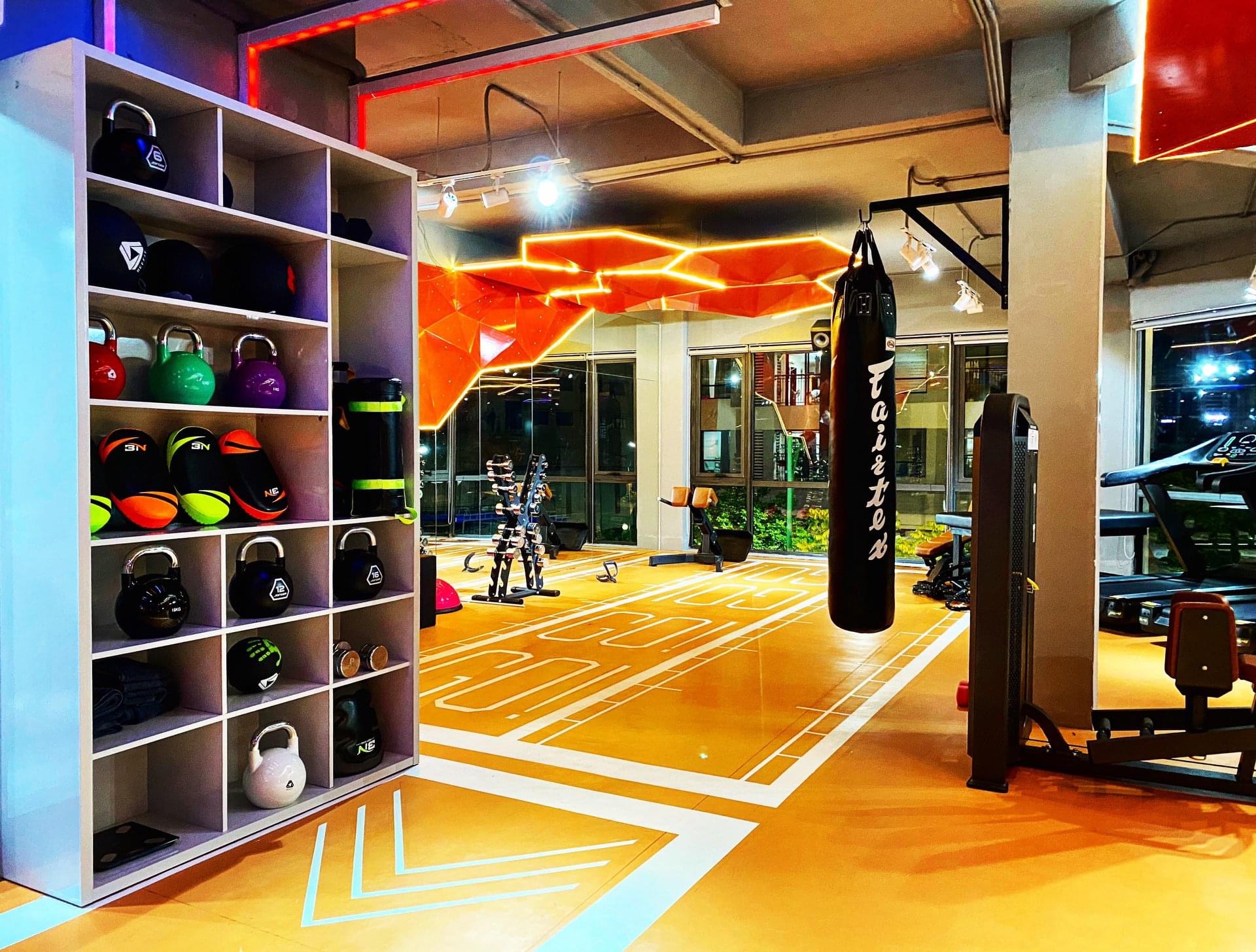 Thiết kế nội thất Công Trình Công Cộng tại Hà Nội Thiết kế- Thi công phòng gym The Fox Fitness Time city 1601617385 3