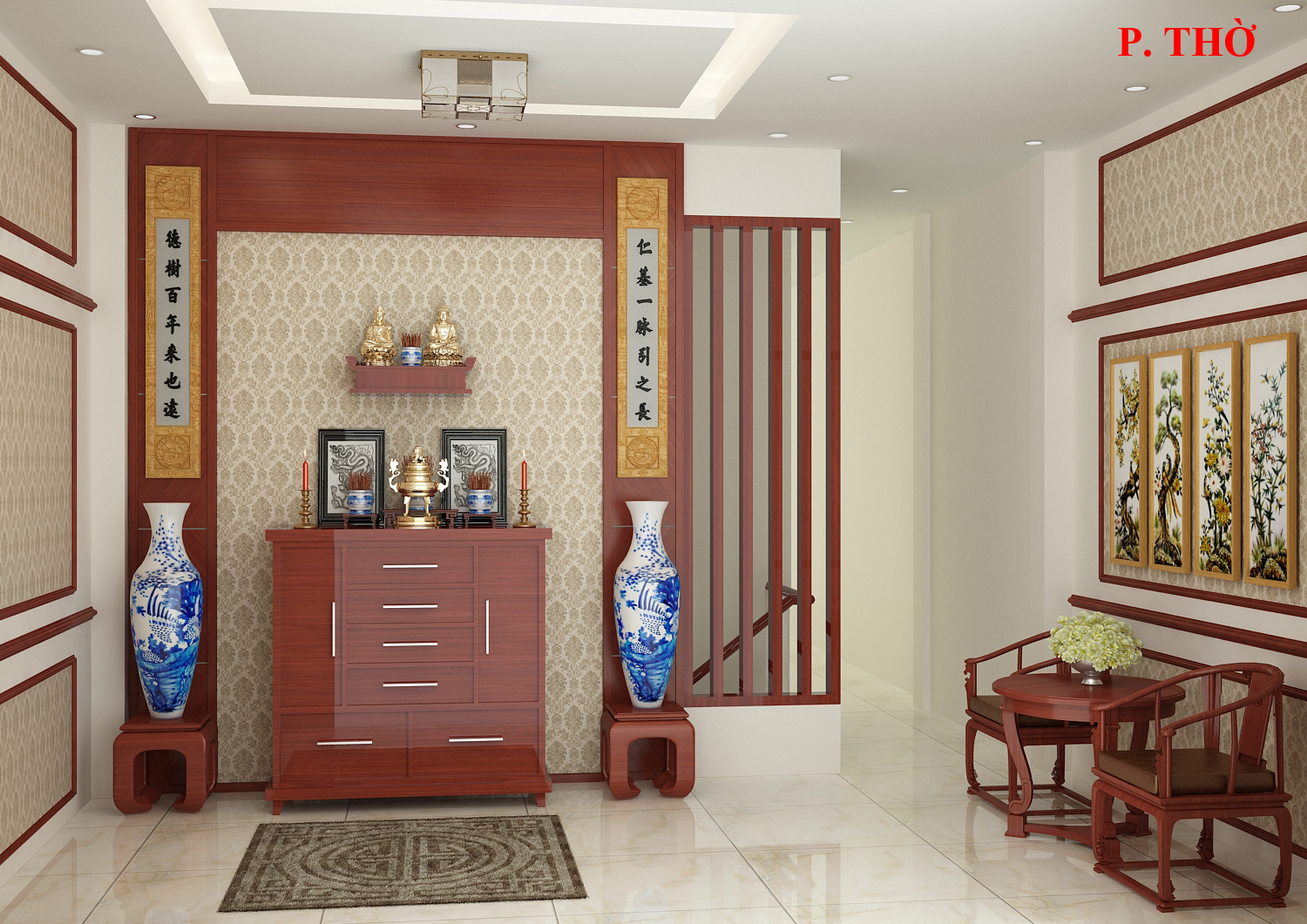 Thiết kế nội thất Chung Cư tại Hồ Chí Minh nhà a chị Trân 1603268262 9