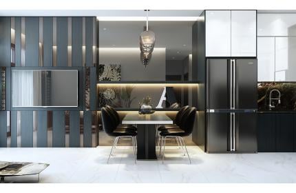 CĂN HỘ HIỆN ĐẠI TÔNG MÀU ĐEN