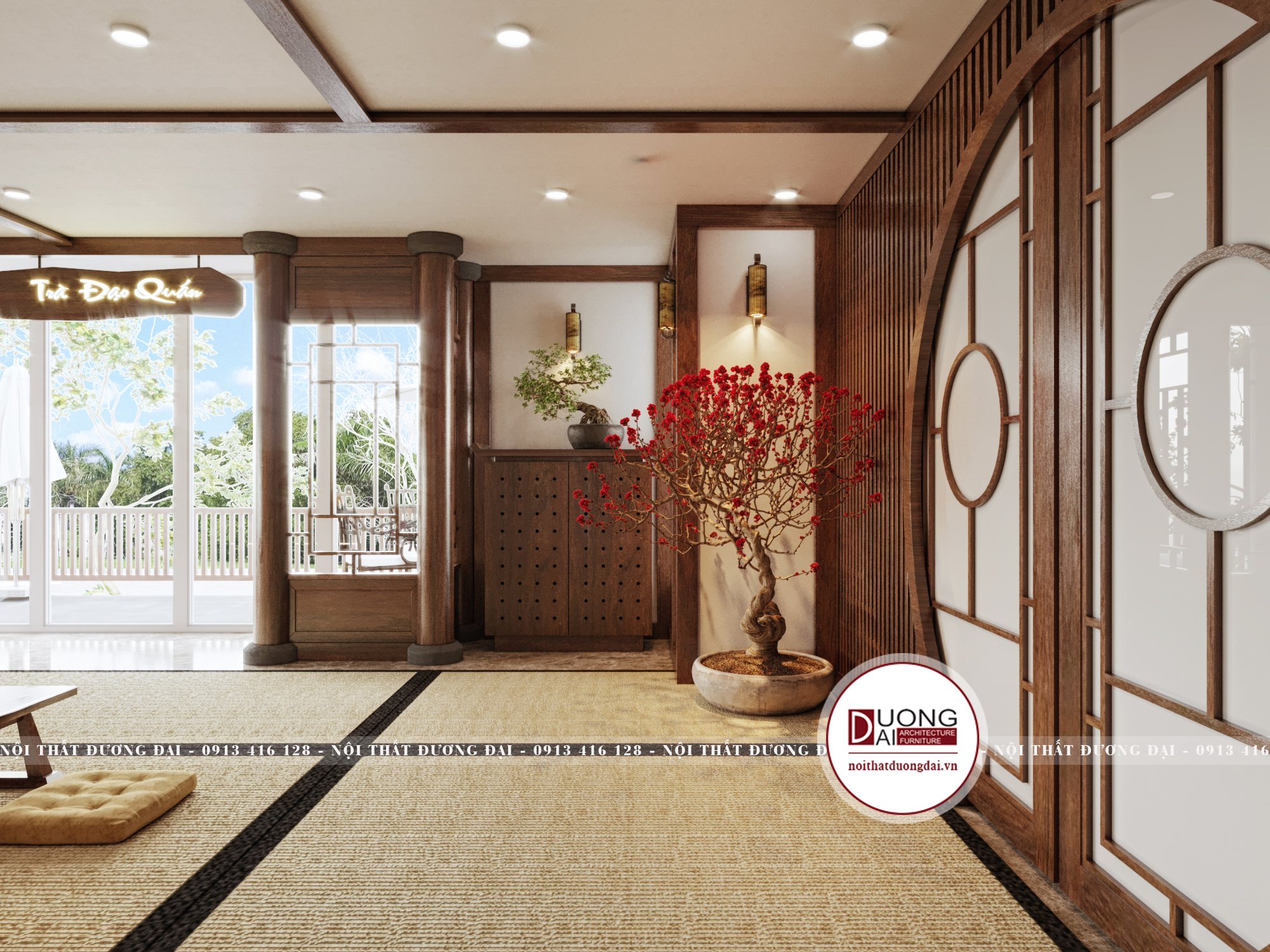 Thiết kế nội thất Biệt Thự tại Hà Nội Nội thất quán Trà đạo 1659345724 2