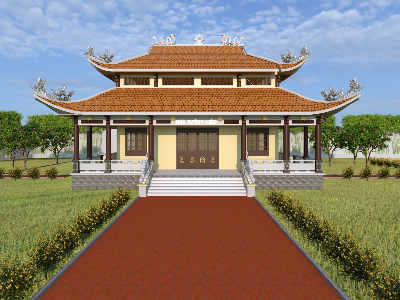 Thiết kế Công Trình Công Cộng tại Bà Rịa - Vũng Tàu Nhà Tưởng Niệm_Nghĩa trang Huyện Xuyên Mộc