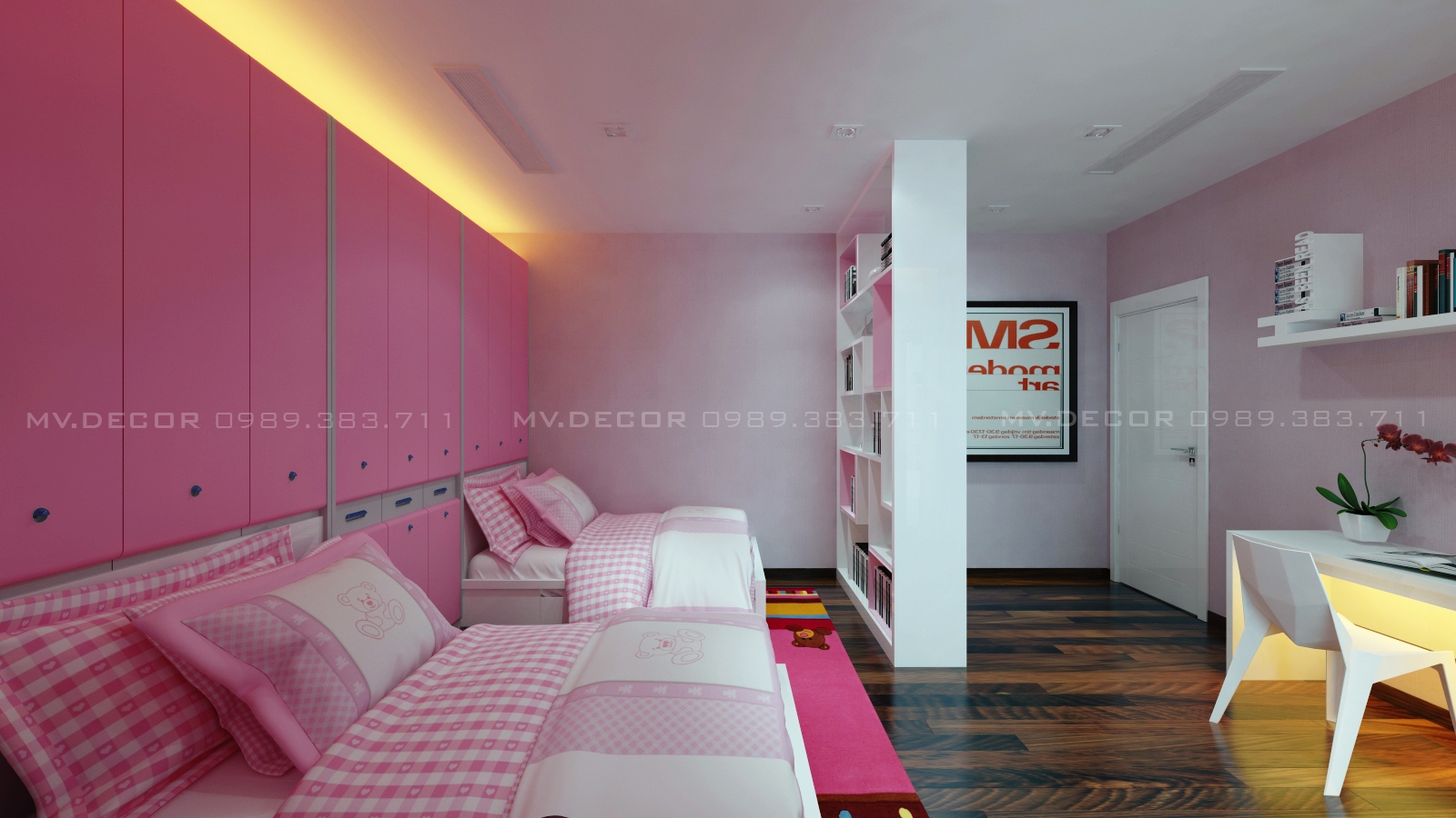 thiết kế nội thất chung cư tại Hà Nội penthouse golden palace 41 1549988643