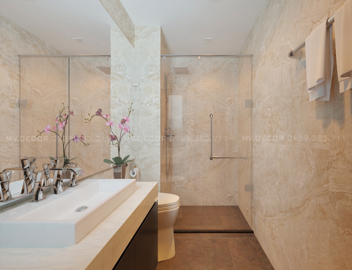 thiết kế nội thất chung cư tại Hà Nội penthouse golden palace 45 1549988648