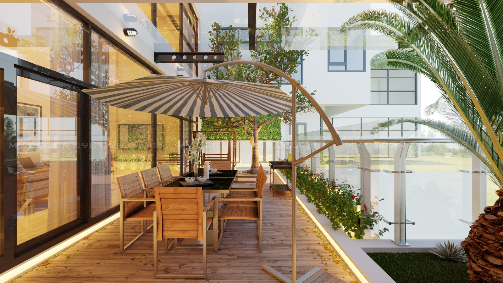 thiết kế nội thất chung cư tại Hà Nội penthouse golden palace 5 1549988634