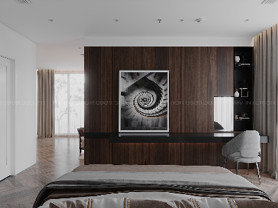 Thiết kế nội thất Resort tại Hà Nội phòng nghỉ dưỡng -Hòa bình