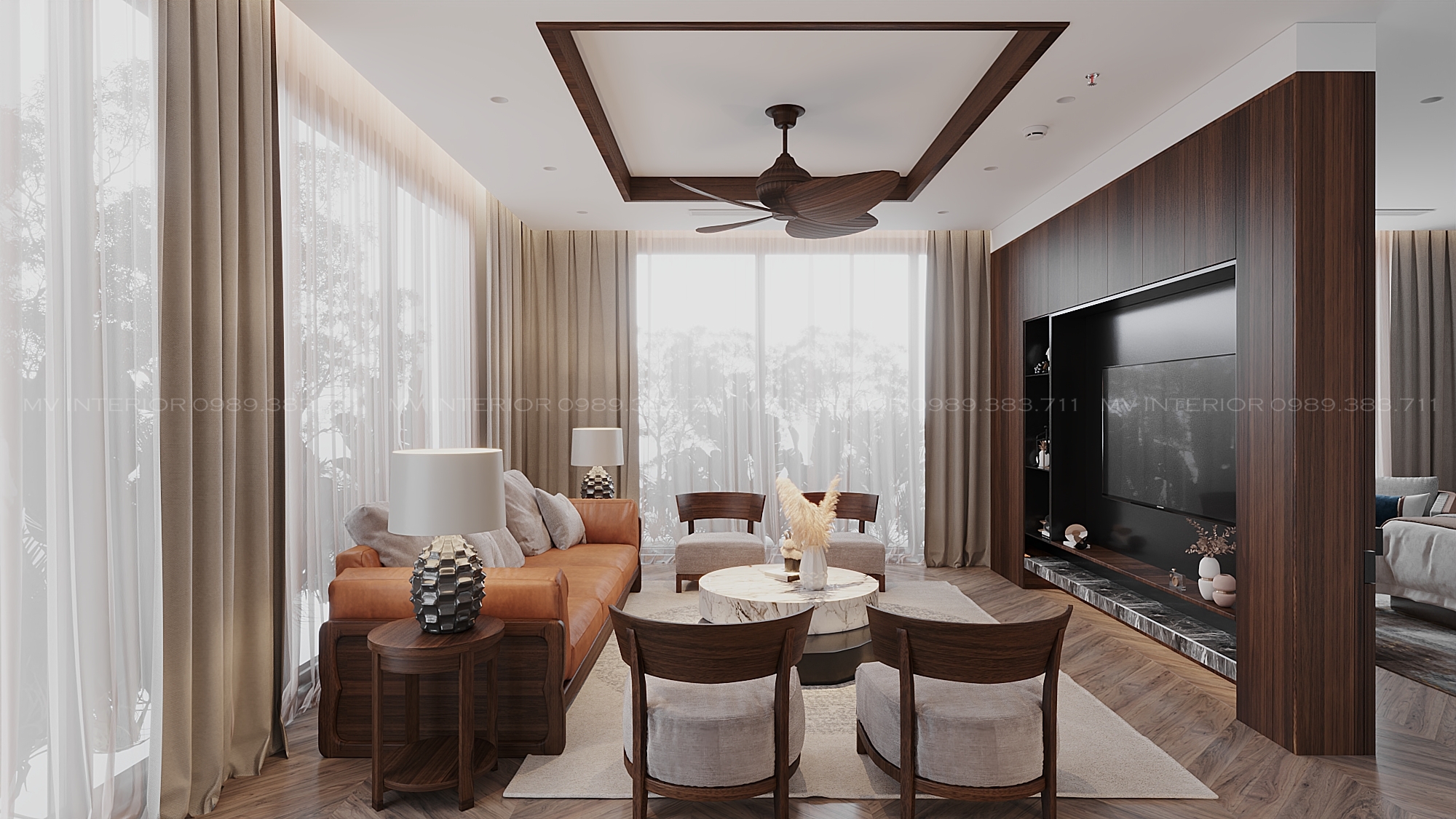 Thiết kế nội thất Resort tại Hà Nội phòng nghỉ dưỡng -Hòa bình 1634474776 2