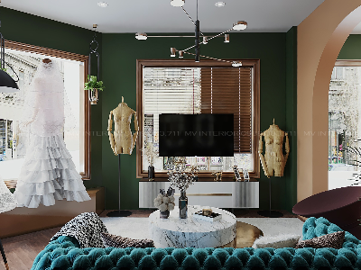 Thiết kế nội thất Shop tại Hà Nội studio ảnh cưới