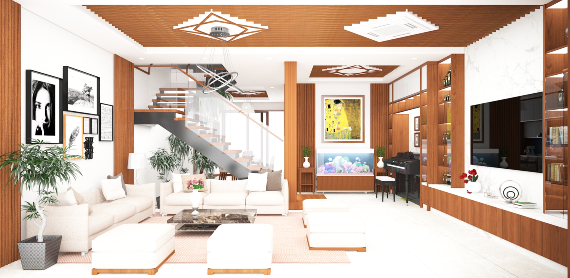 Thiết kế nội thất Chung Cư tại Hà Nội bếp hiện đại 1627530380 5
