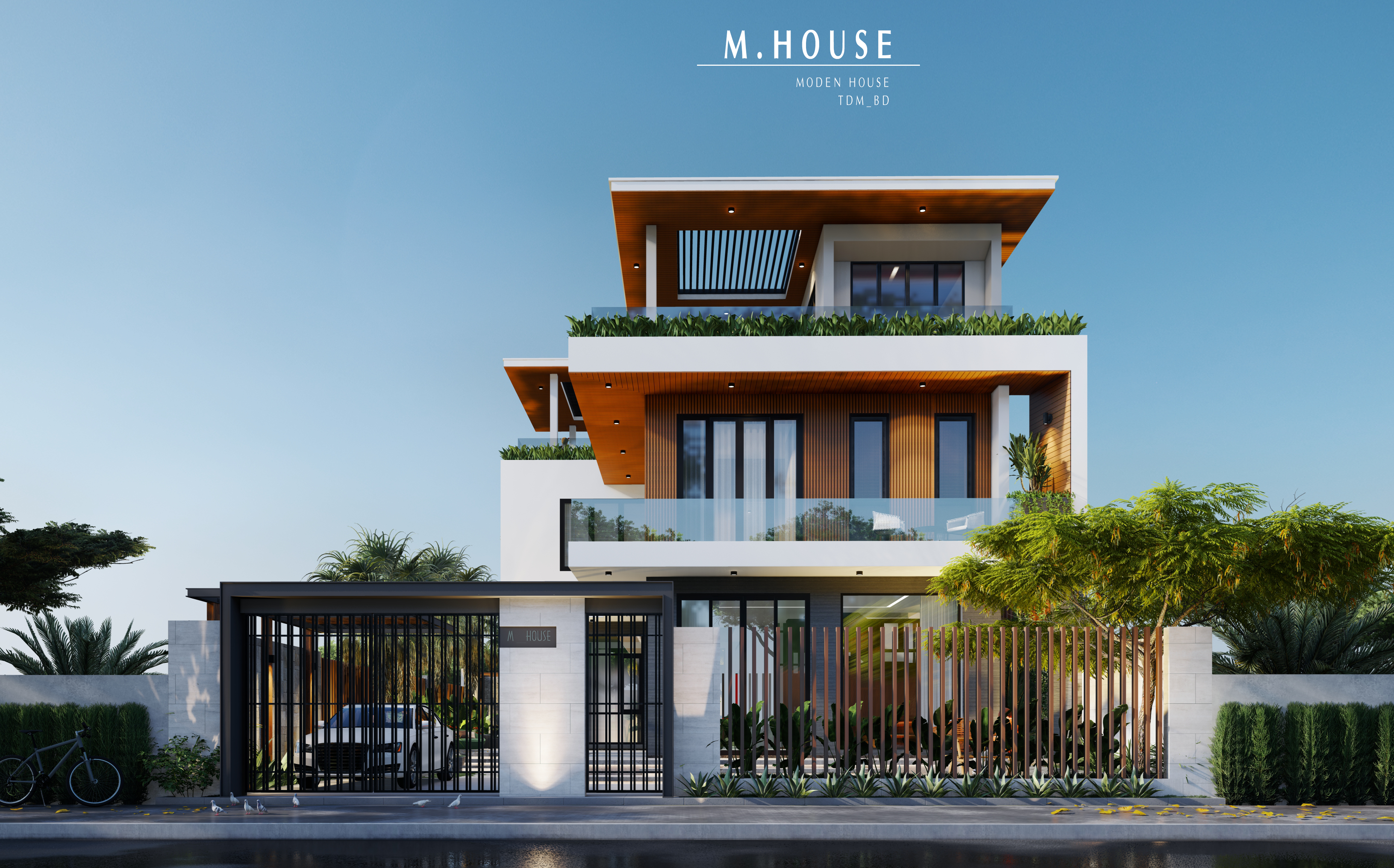 Thiết kế Biệt Thự tại Bình Dương M_House_TDM 1632215215 0