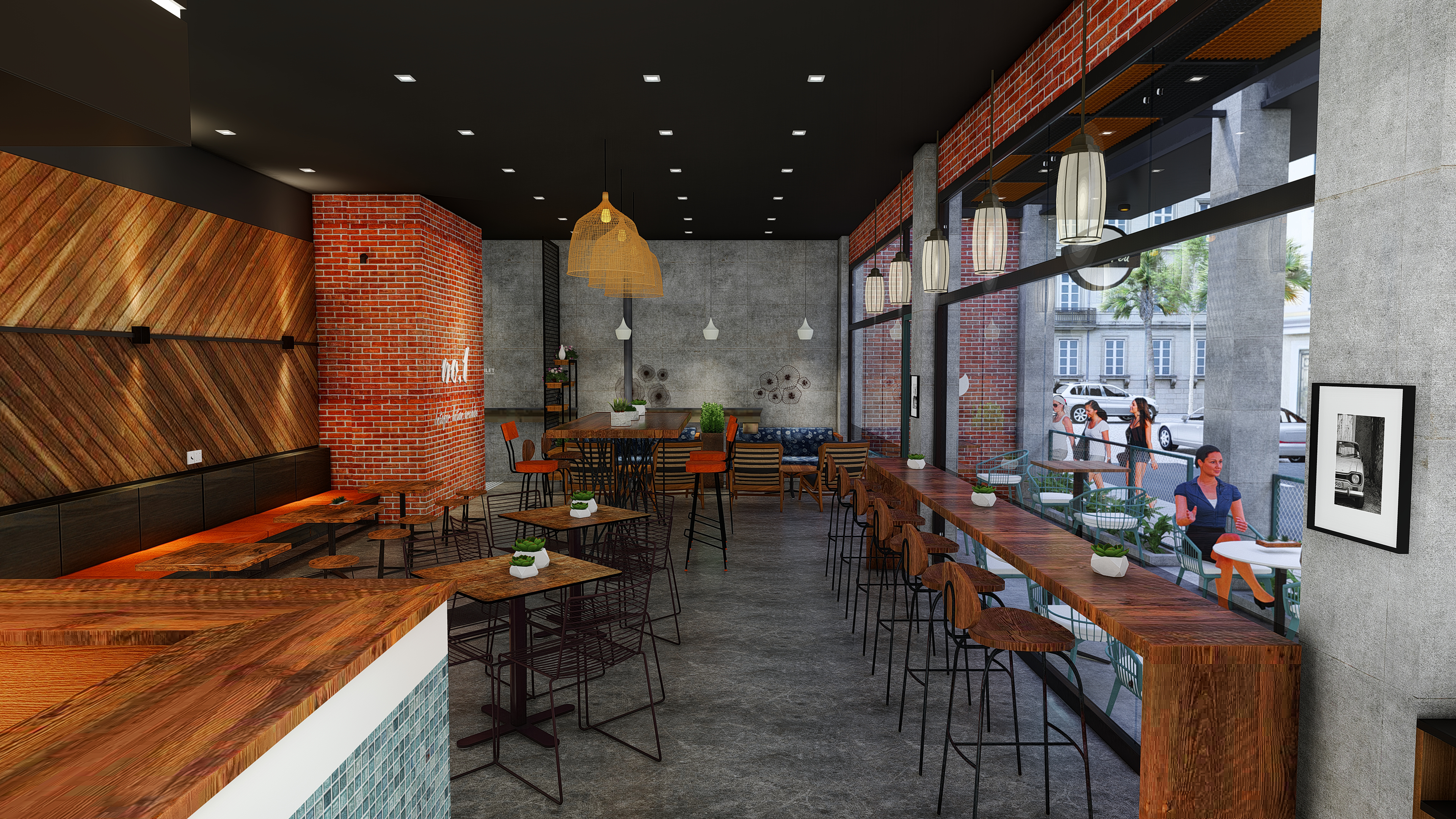 Thiết kế nội thất Cafe tại Hồ Chí Minh Luts Tea 1581502798 5