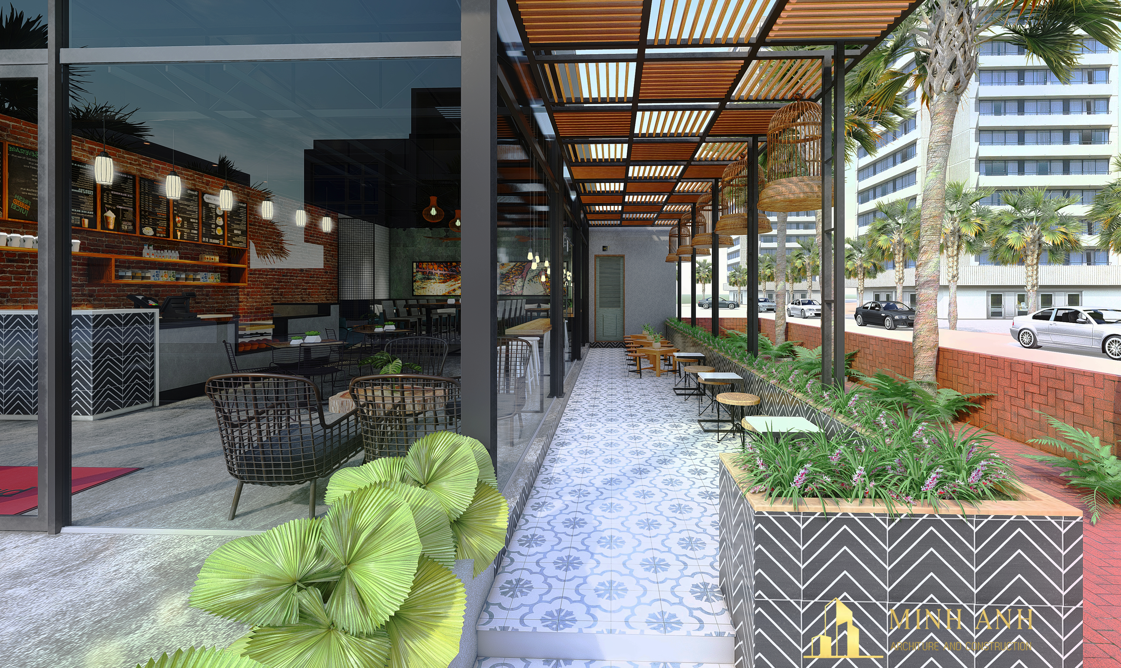 Thiết kế nội thất Cafe tại Hồ Chí Minh Pitatti Cafe & Milk Tea 1581062898 3