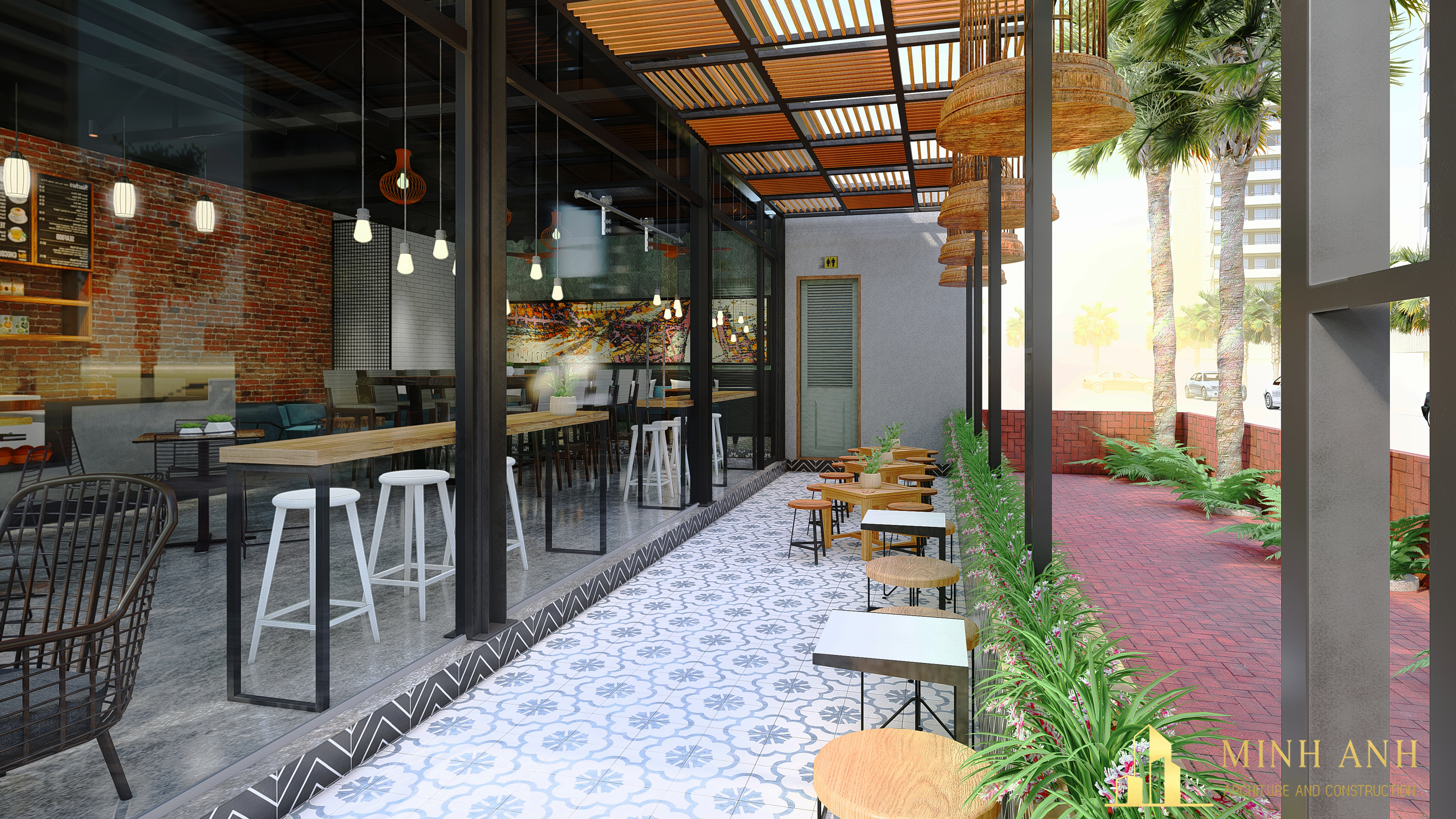 Thiết kế nội thất Cafe tại Hồ Chí Minh Pitatti Cafe & Milk Tea 1581062898 4