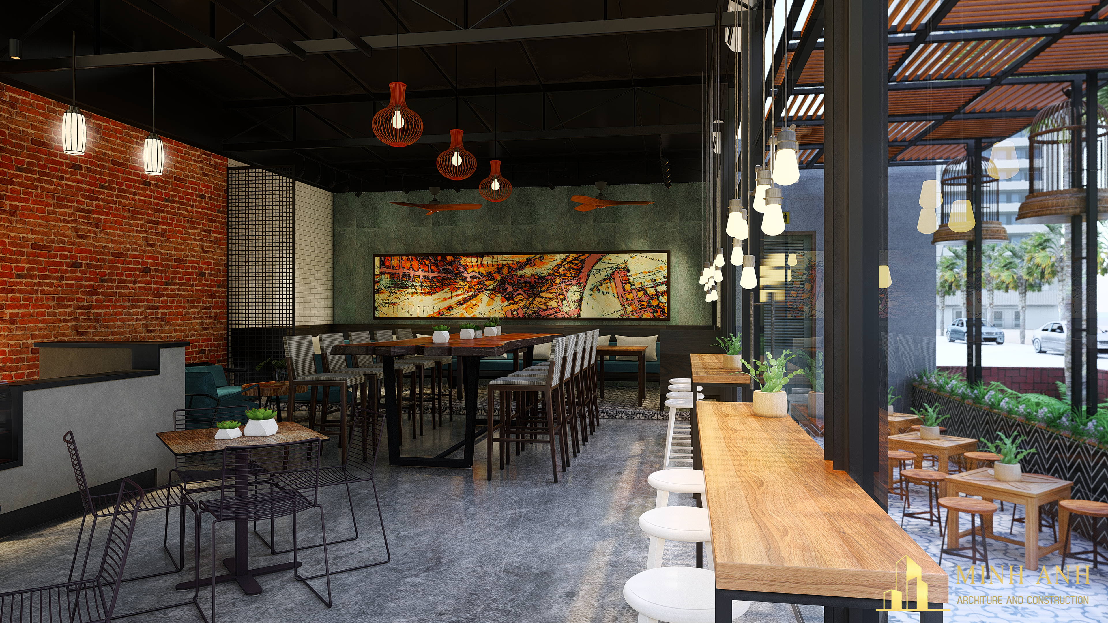 Thiết kế nội thất Cafe tại Hồ Chí Minh Pitatti Cafe & Milk Tea 1581062915 9