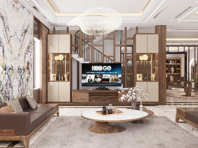 Thiết kế nội thất Biệt Thự tại Bắc Ninh Biệt thự Bắc Ninh