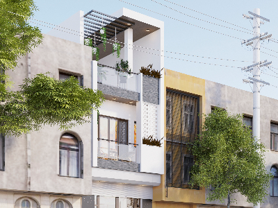 Thiết kế nội thất Nhà Mặt Phố tại Bắc Ninh Cải tạo, thiết kế nội thất nhà lô phố