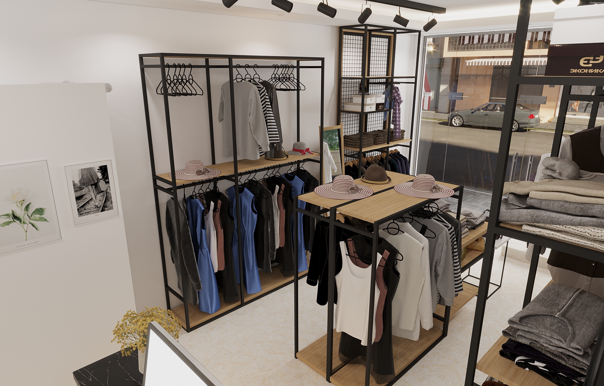 Thiết kế nội thất Shop tại Bắc Ninh Shop quần áo Bắc Ninh 1620805881 3