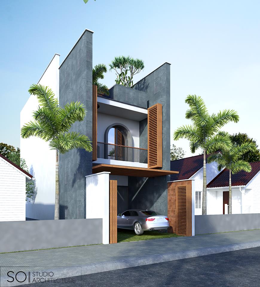 thiết kế Nhà 2 tầng tại Quảng Bình LaSach House 2 1536639930