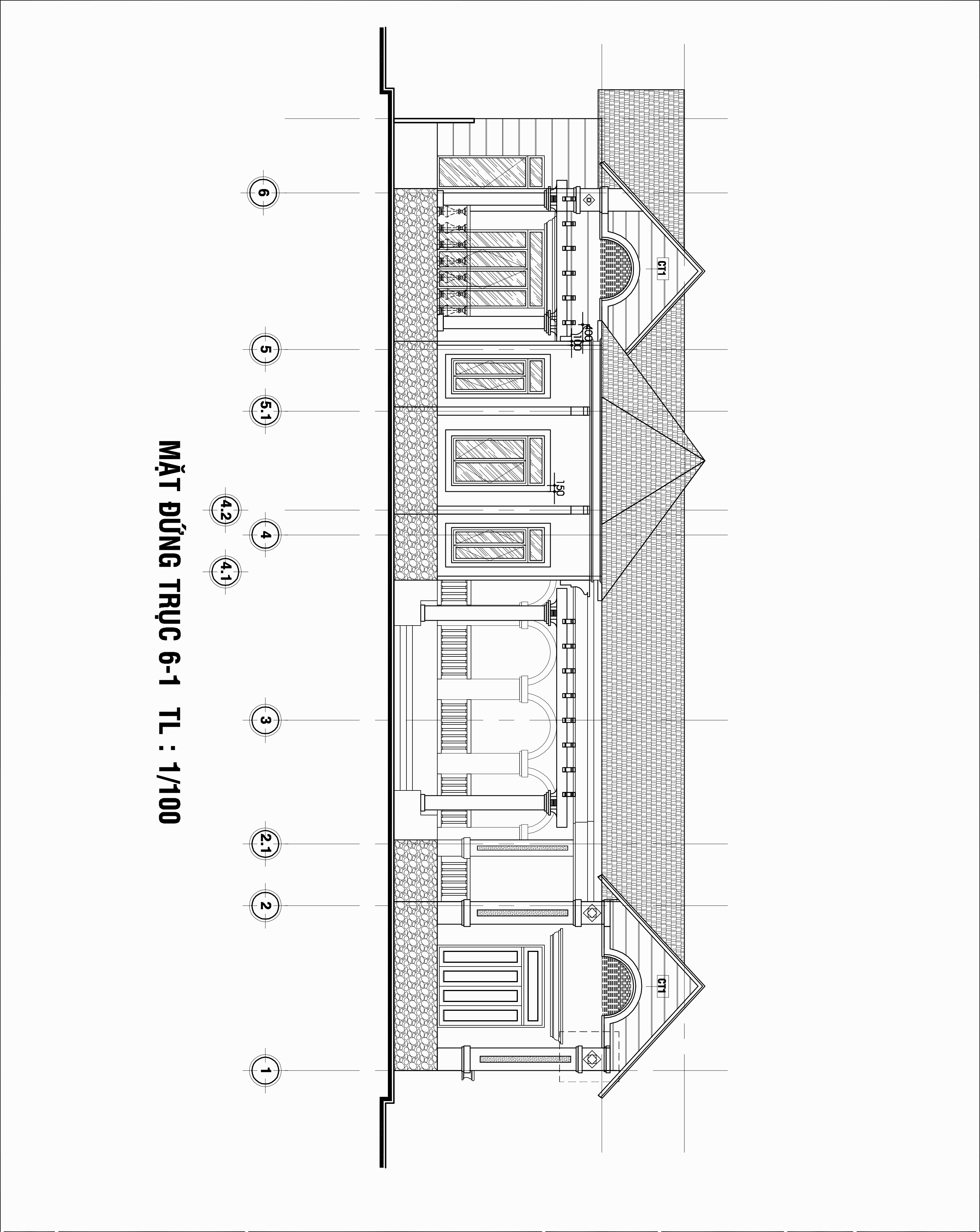 thiết kế Biệt Thự 1 tầng tại Hồ Chí Minh BIỆT THỰ TRỆT KIẾN TRÚC CỔ ĐIỂN 10 1547606717