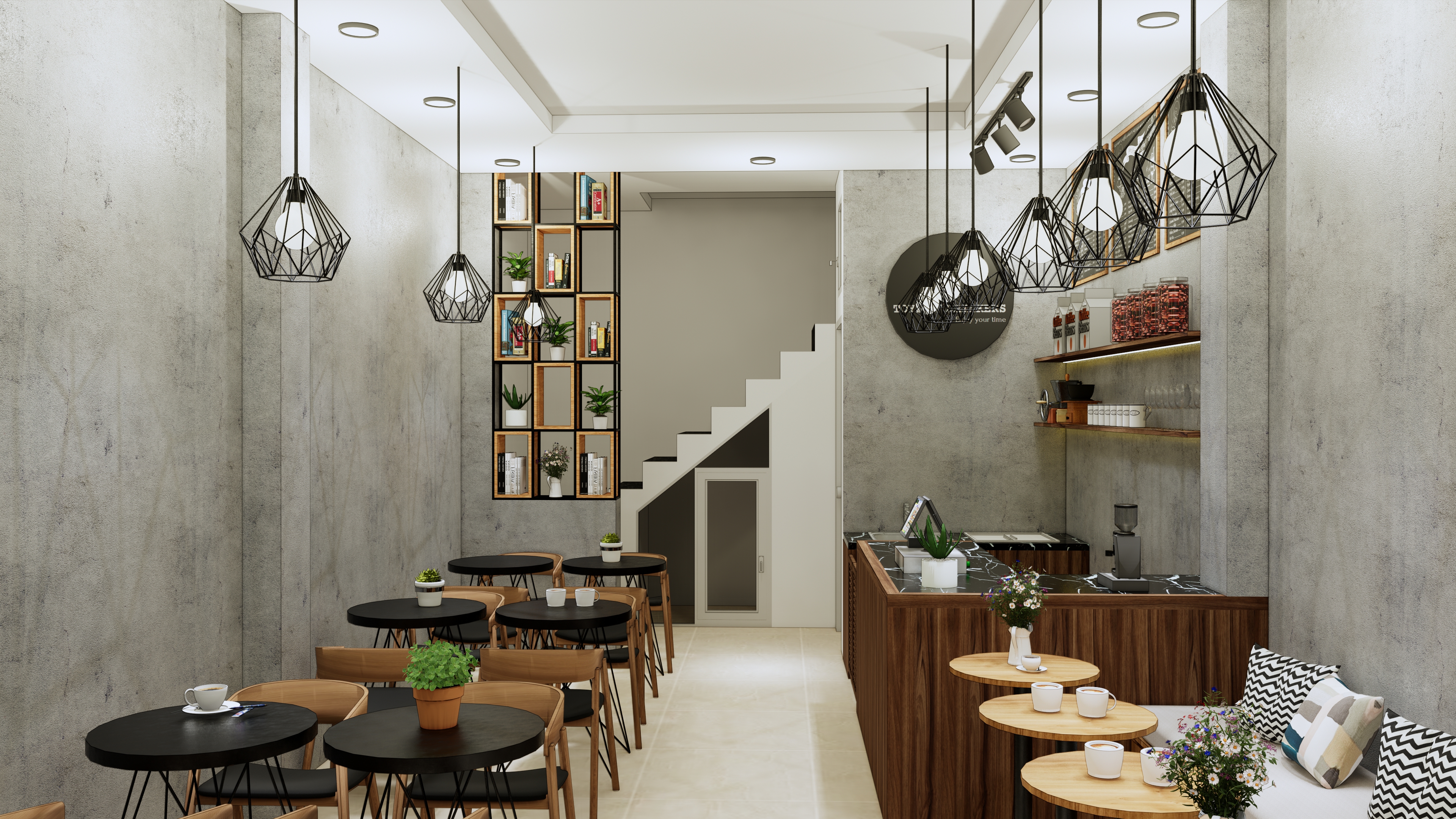 Thiết kế nội thất Cafe tại Hồ Chí Minh COFFEE CMTT 1627552585 1