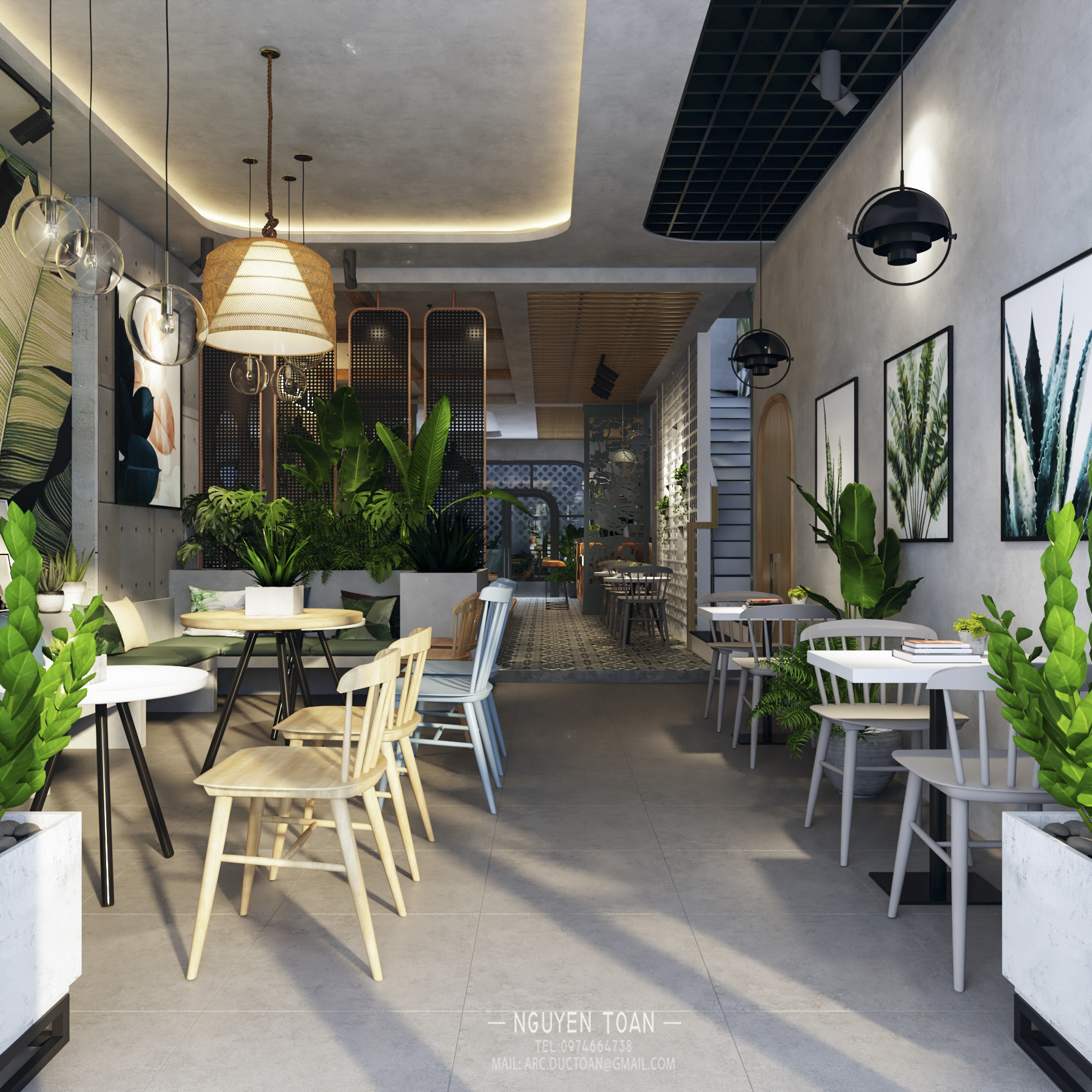 Thiết kế nội thất Cafe tại Hồ Chí Minh TROPICAL-COFFEE 1577943914 6