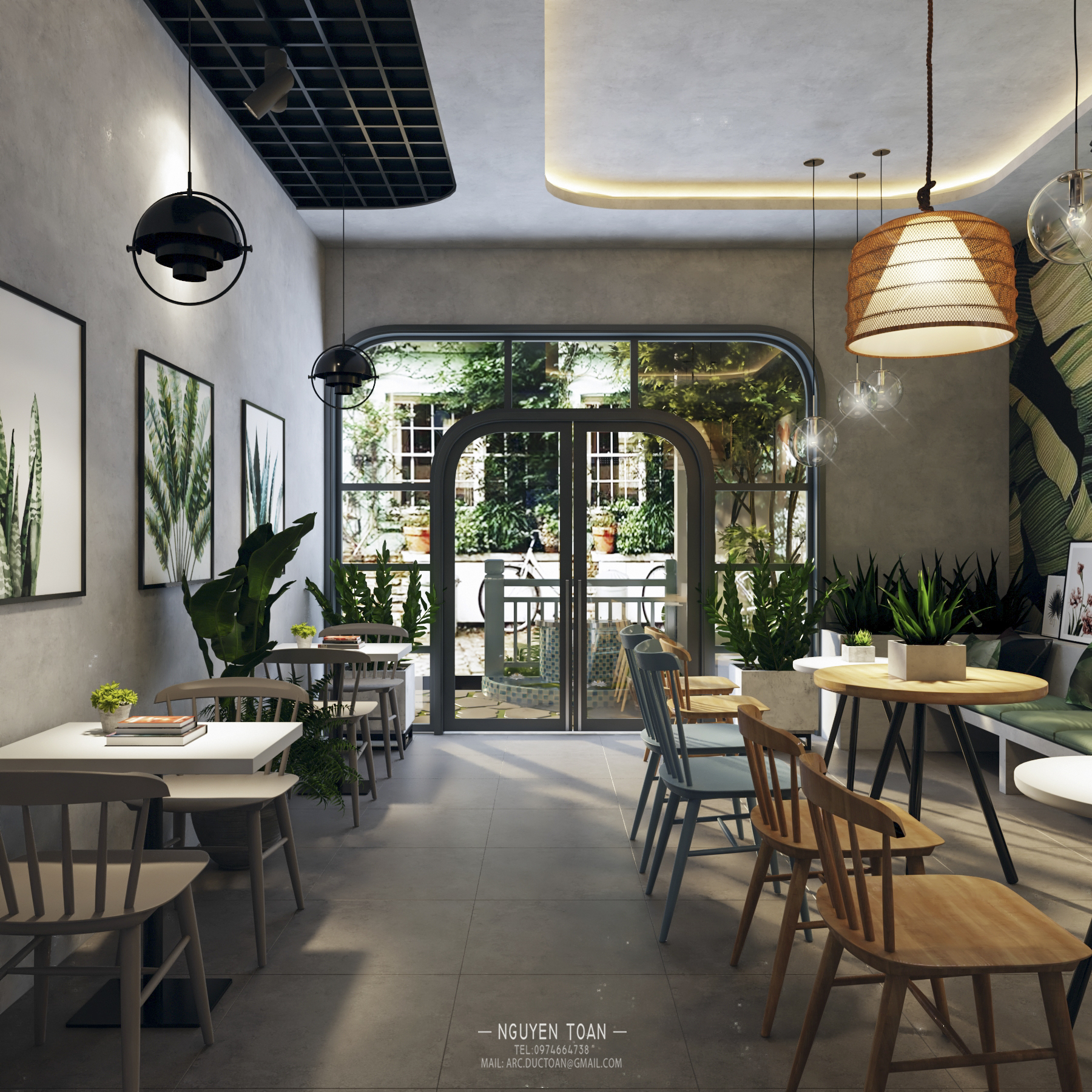 Thiết kế nội thất Cafe tại Hồ Chí Minh TROPICAL-COFFEE 1577943914 7