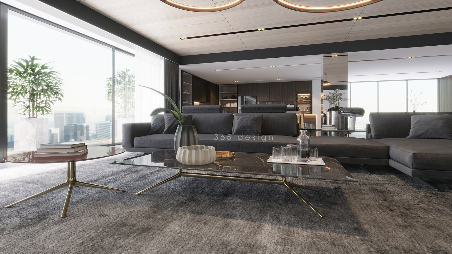 thiết kế nội thất chung cư tại Hà Nội Dự Án Penthouse - Nội thất Poliform 1 1531709083